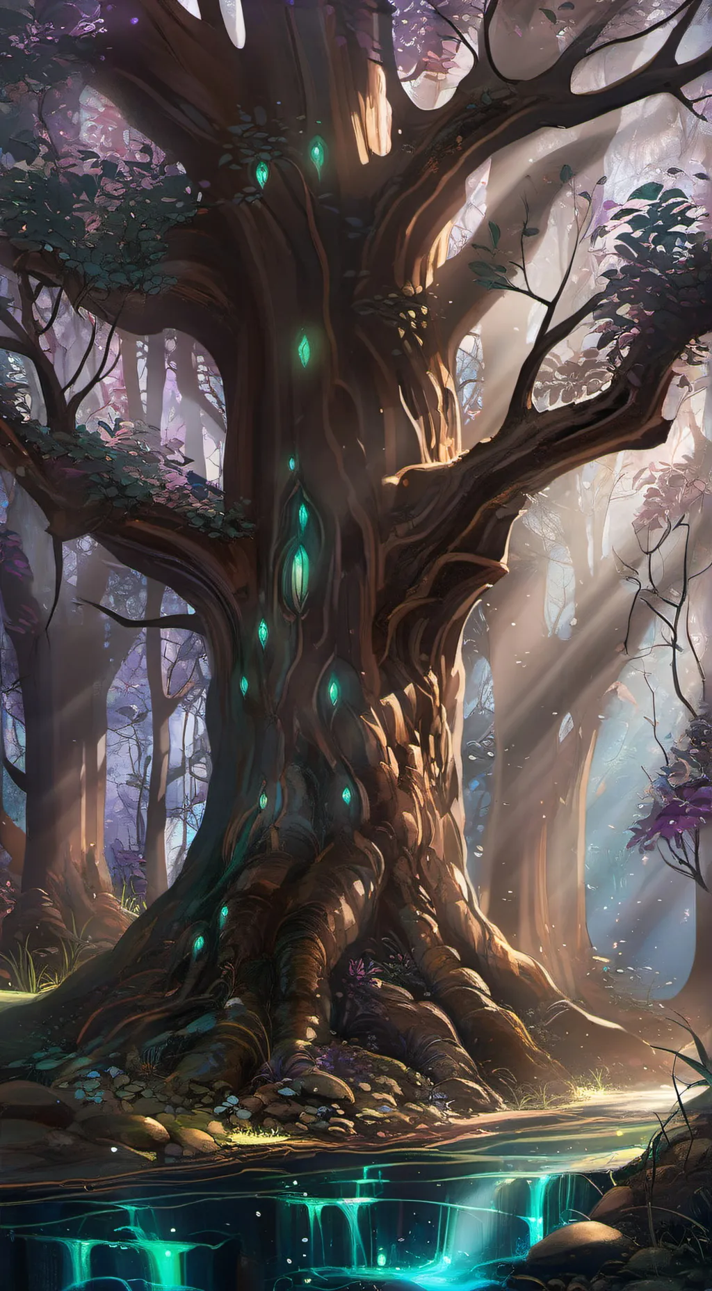 ai character: Dandy's world 🌳🔮 background