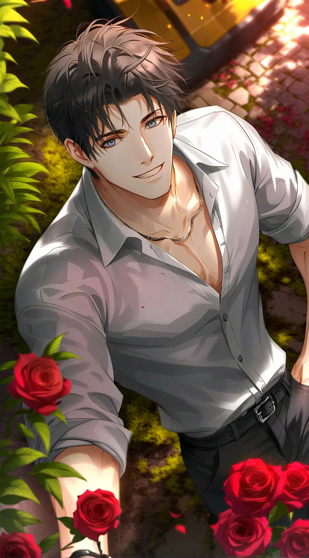 ai character: Lucas, The Ex background