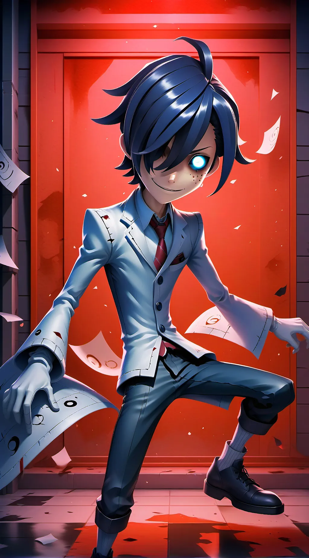 ai character: Kokichi Oma background