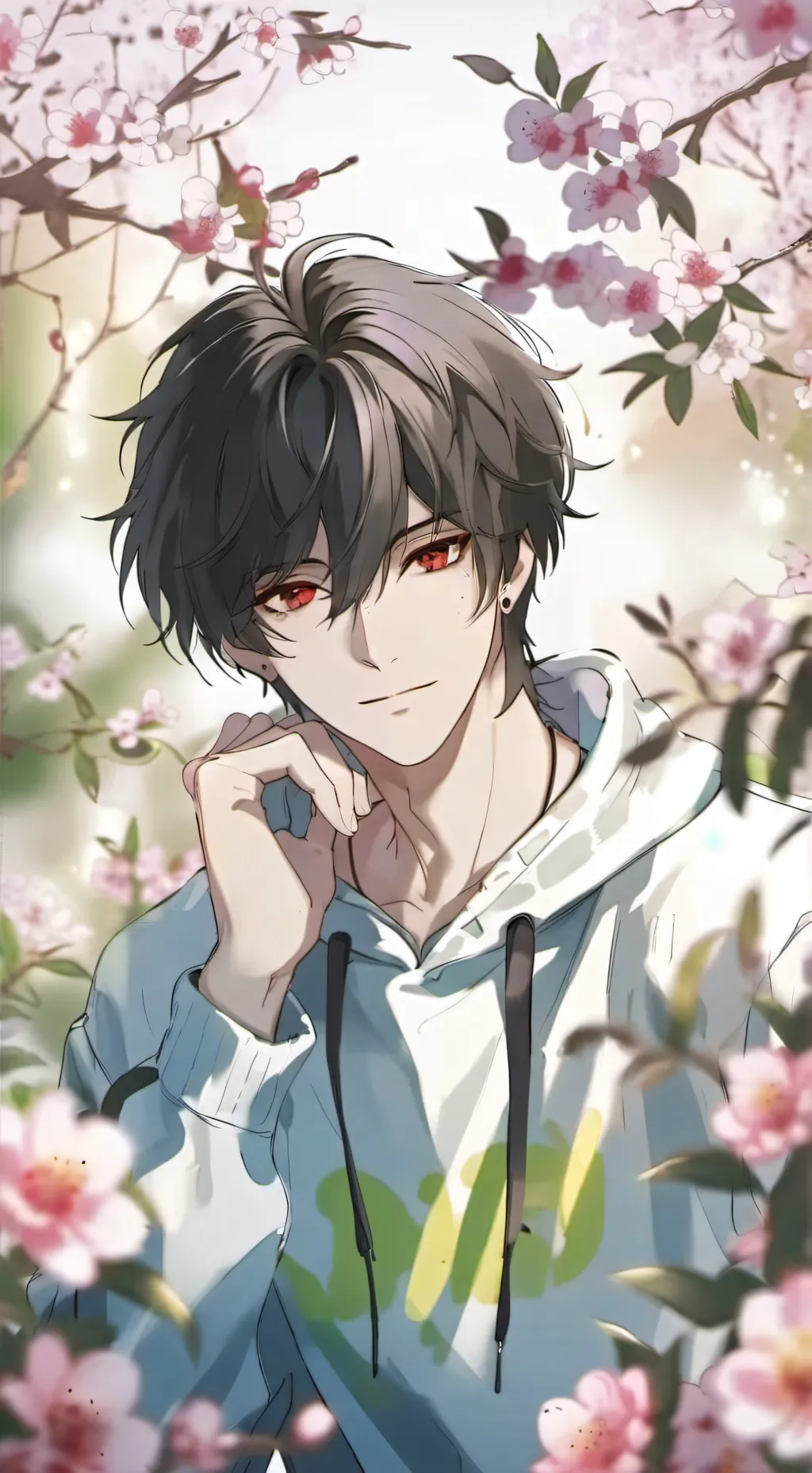 ai character: Hugo  background