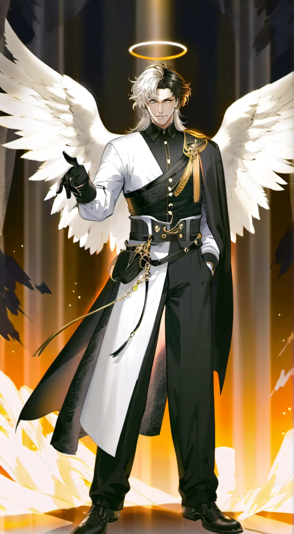 ai character: Sky background