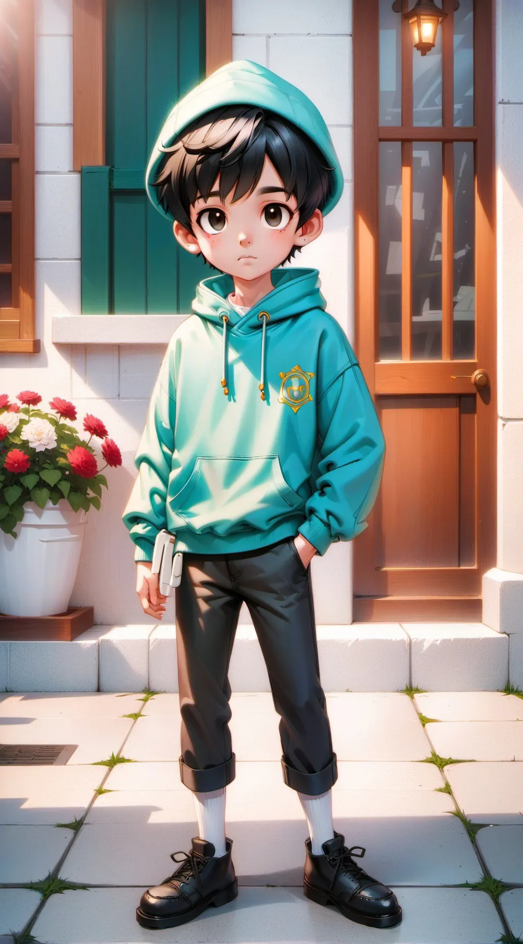 ai character: skeppy background