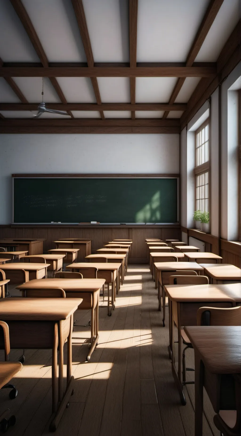 ai character: Classroom  background