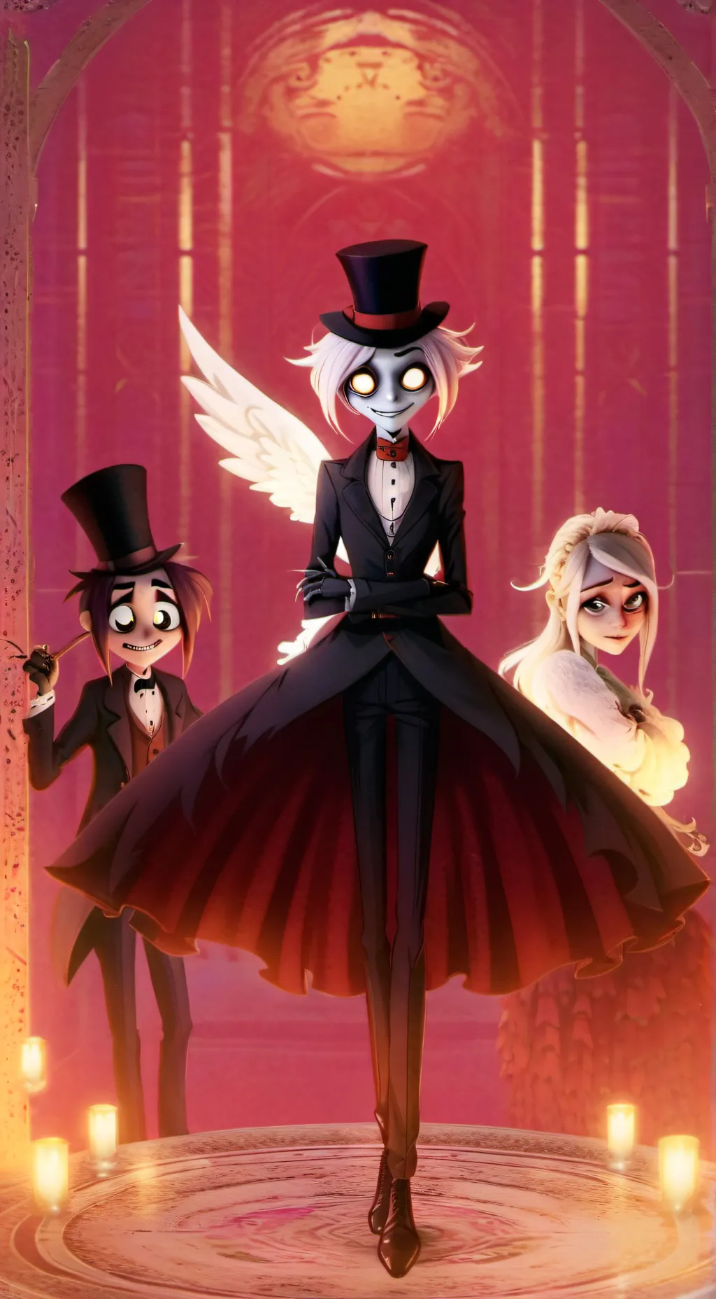 ai character: ♡♡☆☆Vox☆☆♡♡ background