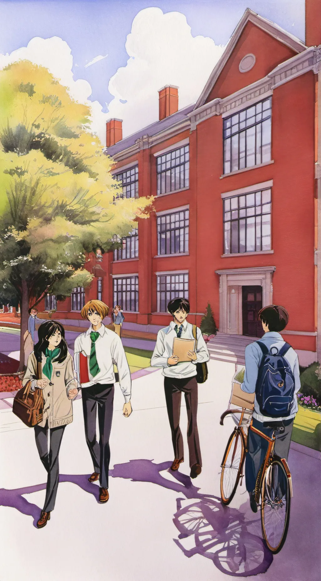 ai character: School background