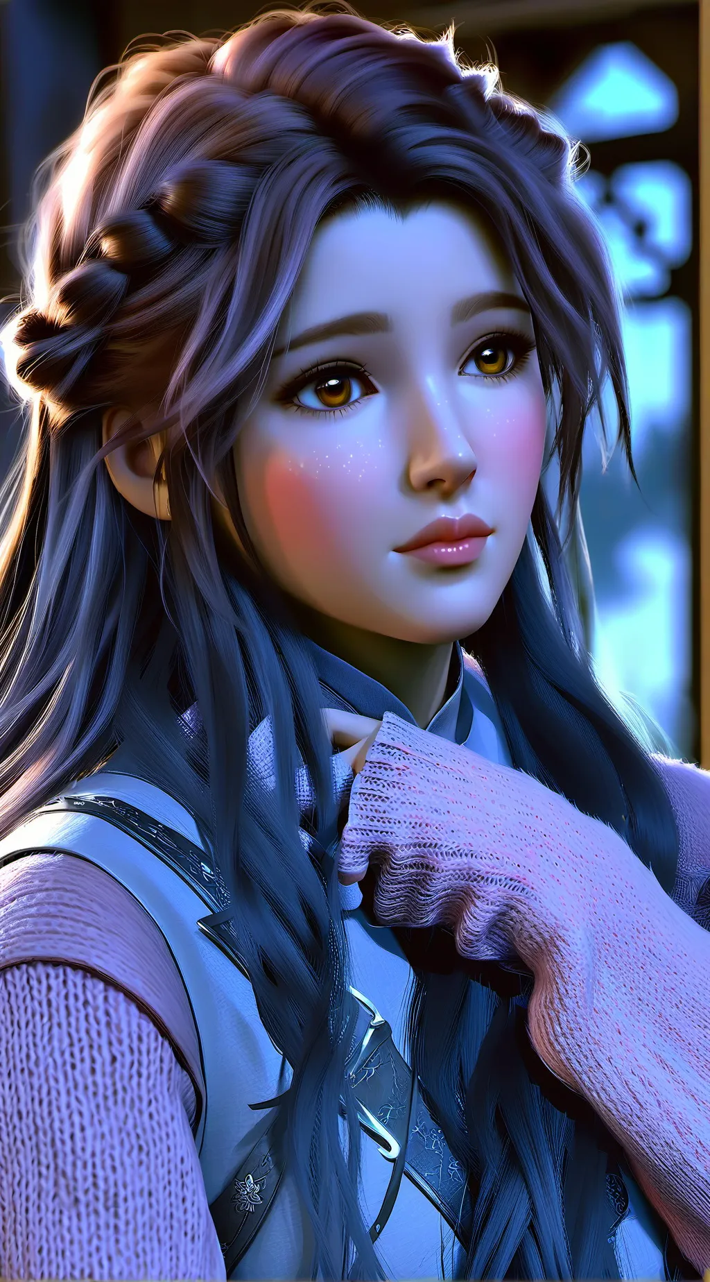 ai character: Kira background