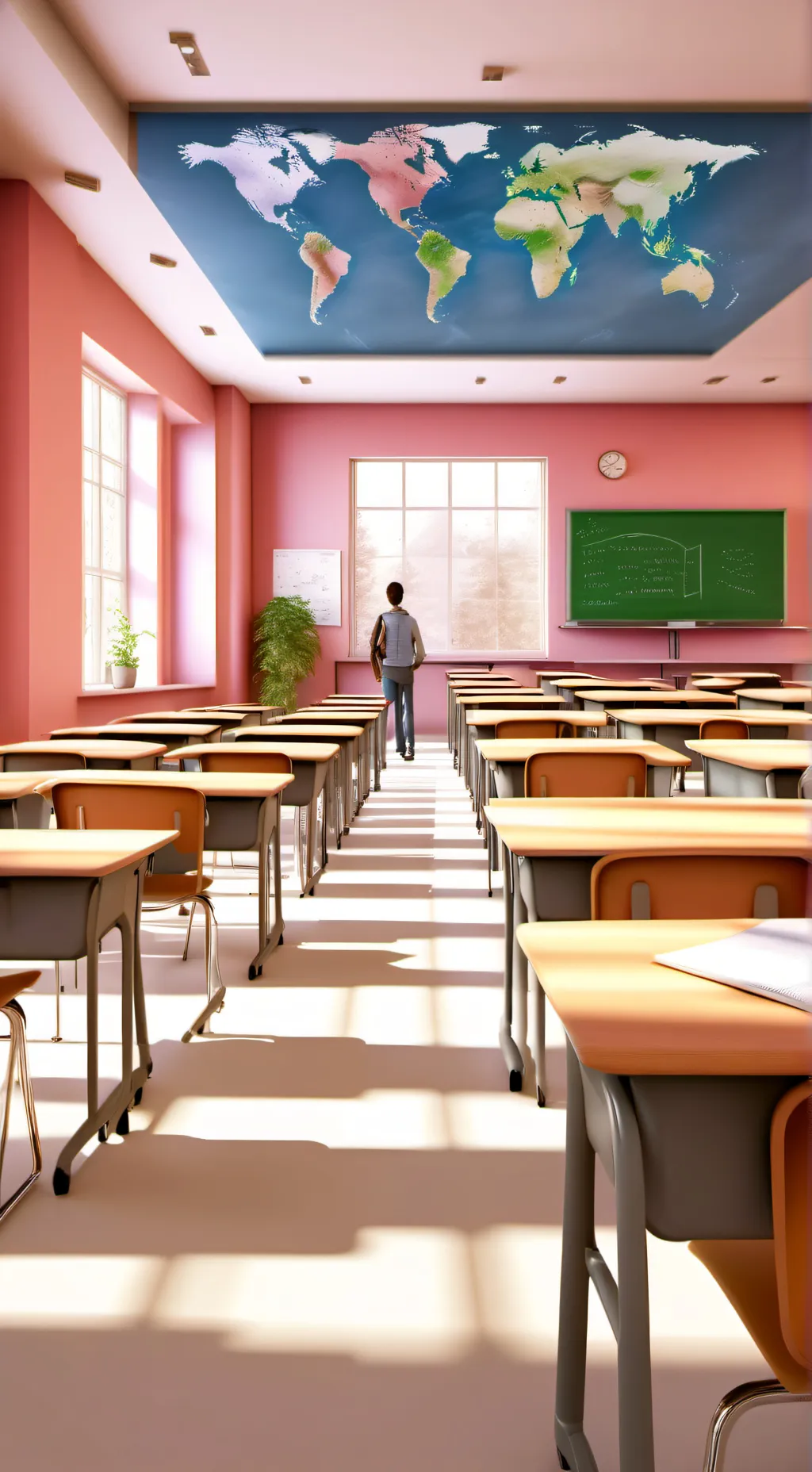 ai character: new classmate background