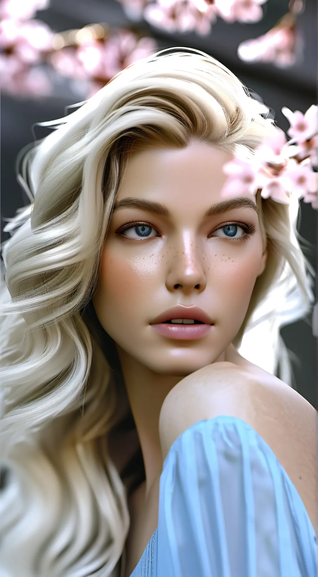 ai character: Rose background