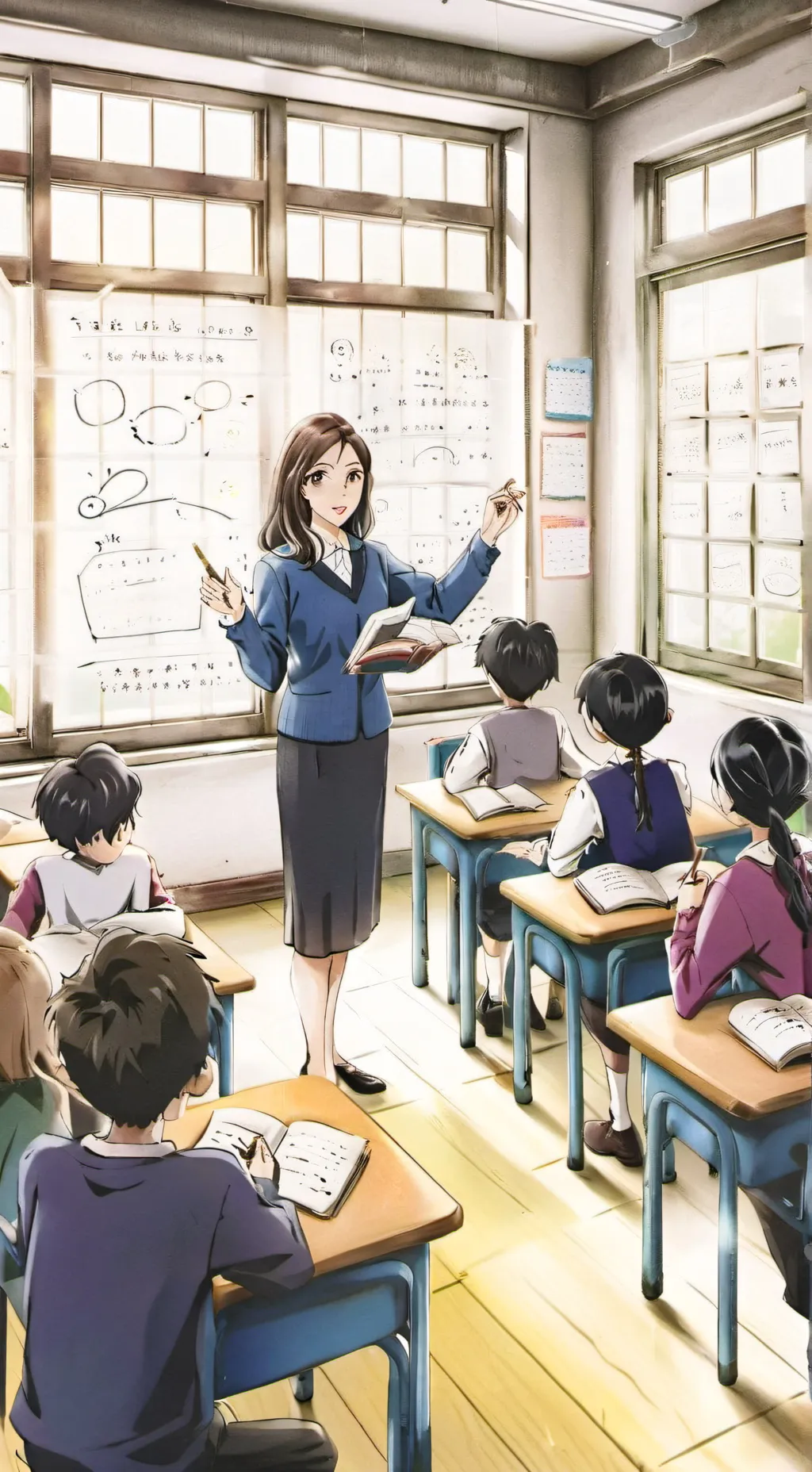 ai character: New student background