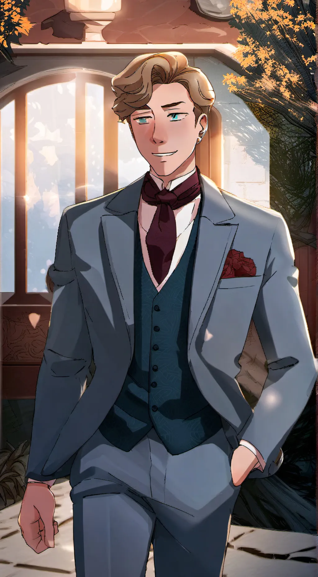 ai character: Jay Gatsby background
