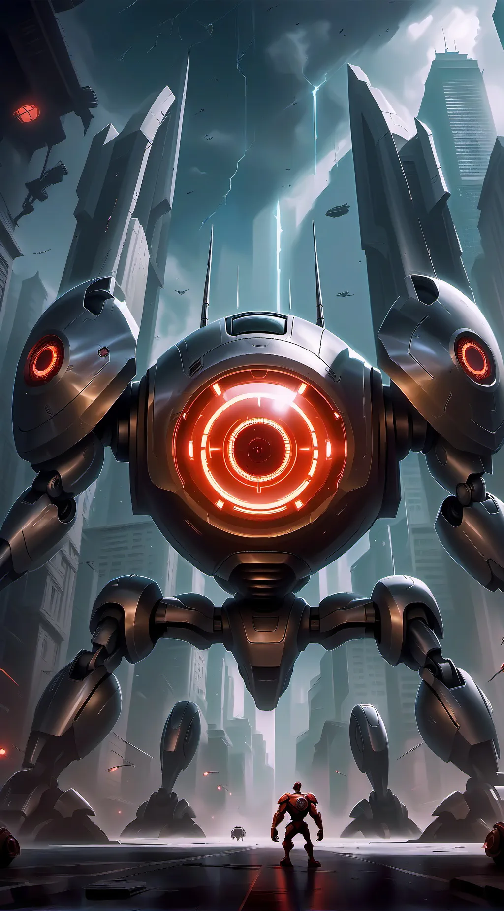 ai character: Omnidroid ￼ background