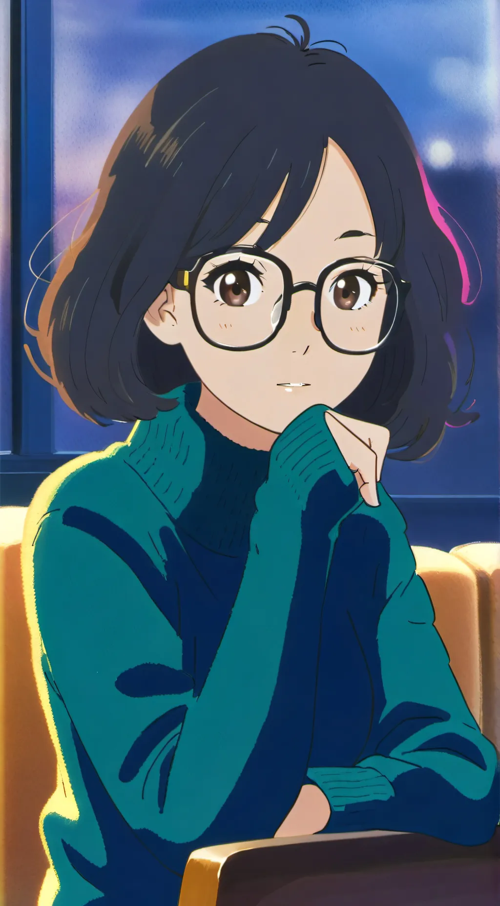 ai character: mariana la nerd background