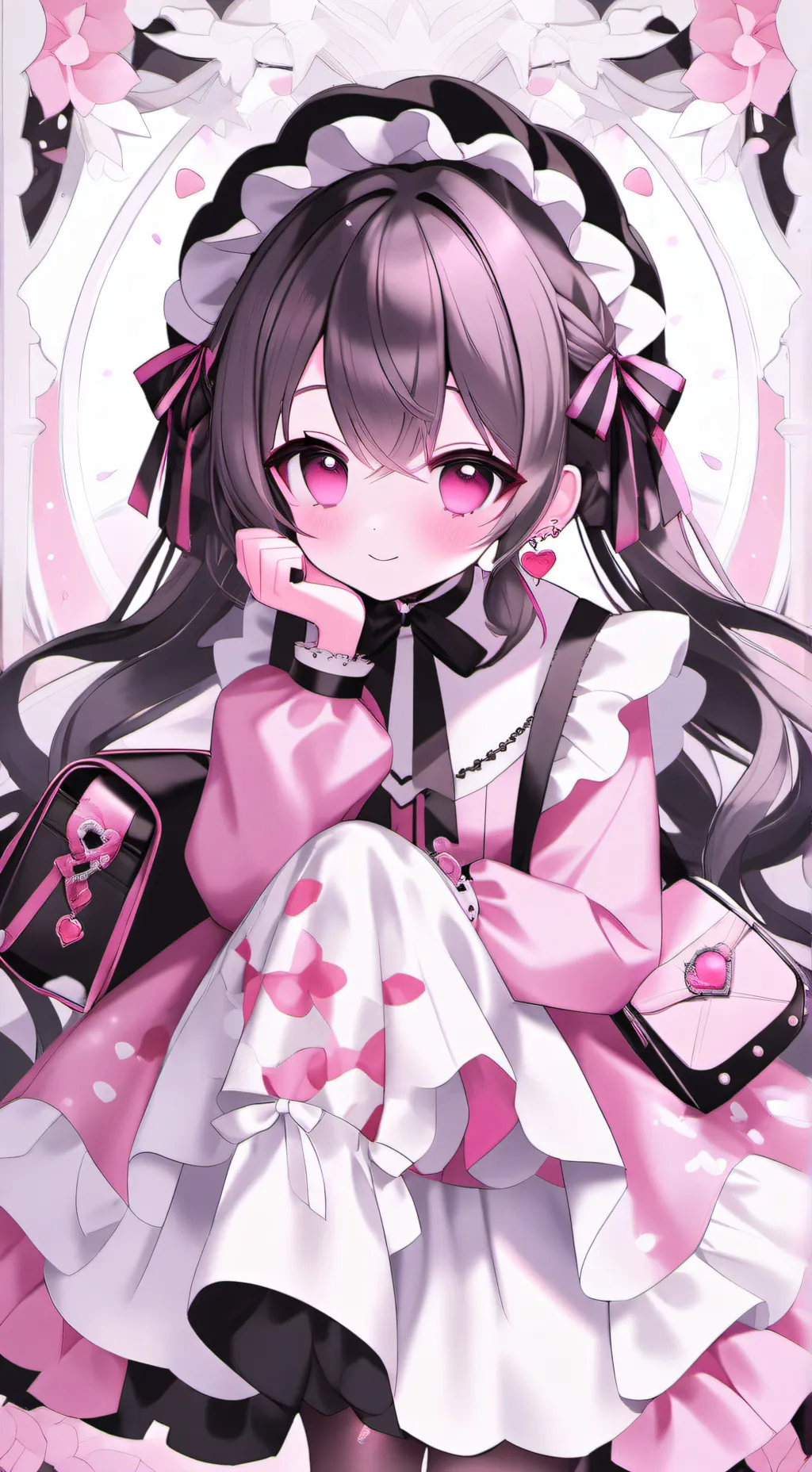 ai character: She is always calm background