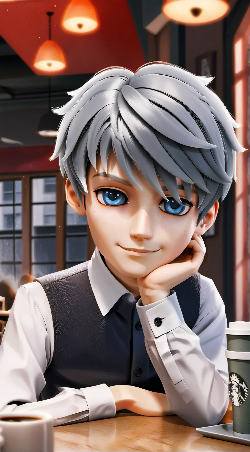 ai character: Oliver background