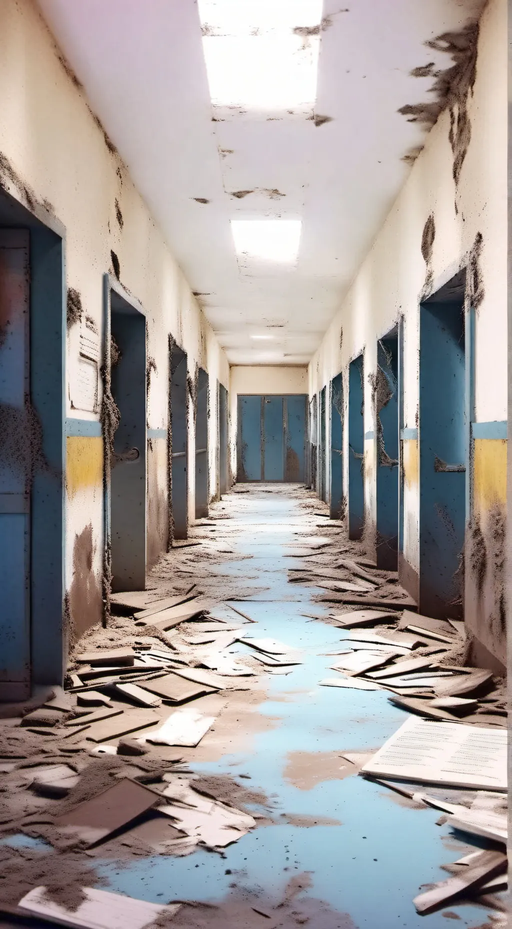 ai character: Abandoned School?💥 background