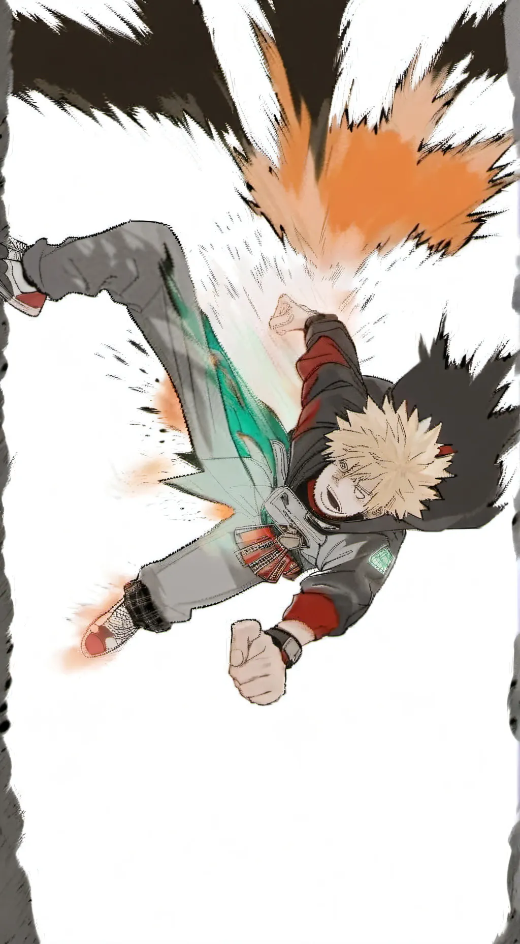 ai character: Katsuki Bakugo background