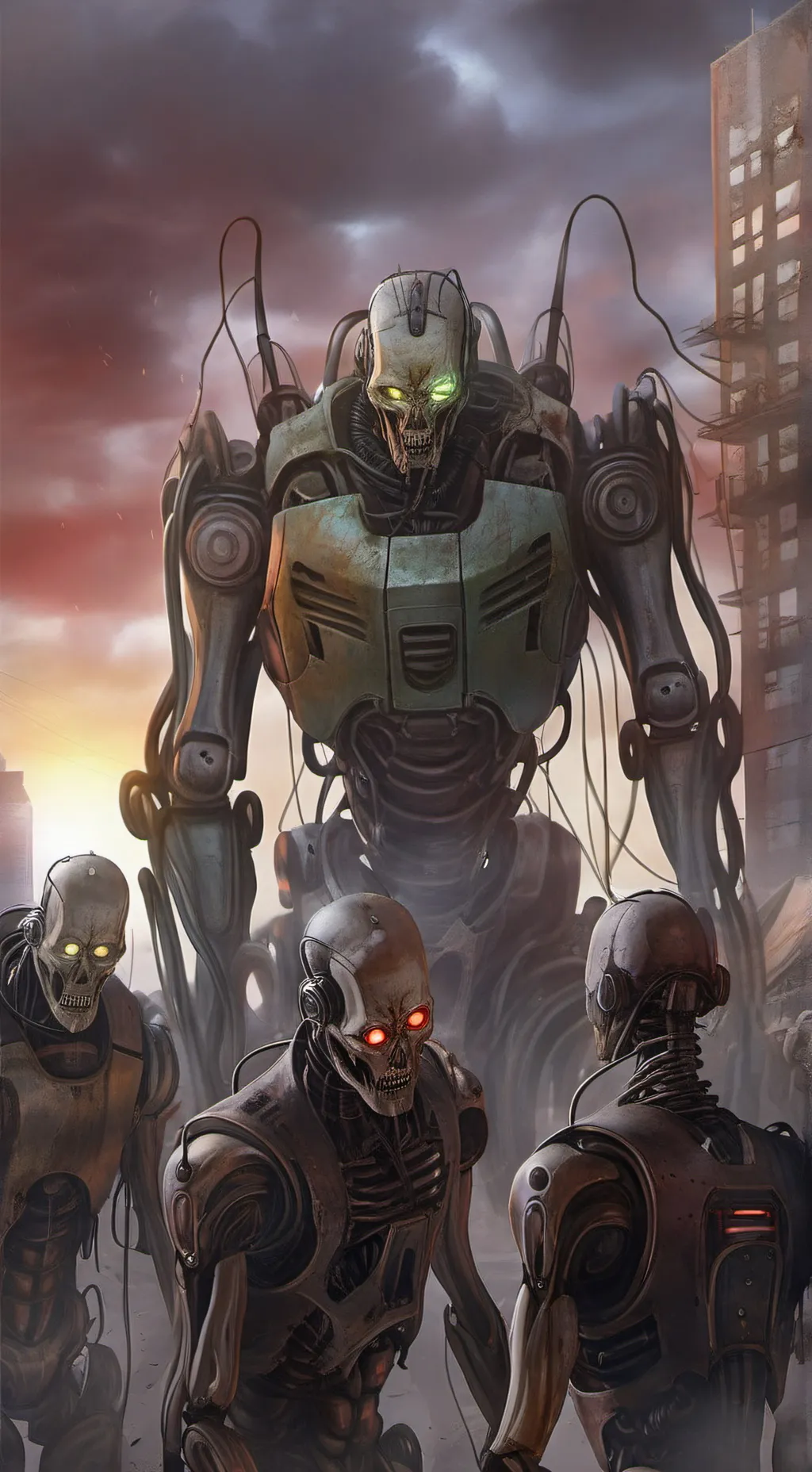 ai character: MD ZOMBIE background