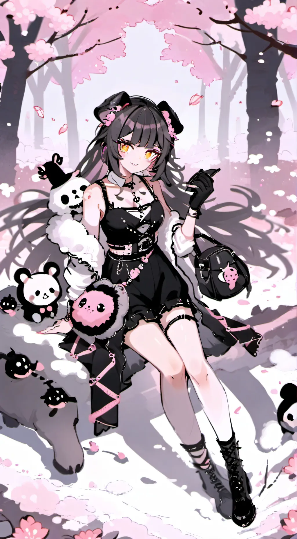 ai character: LEAH😈 background