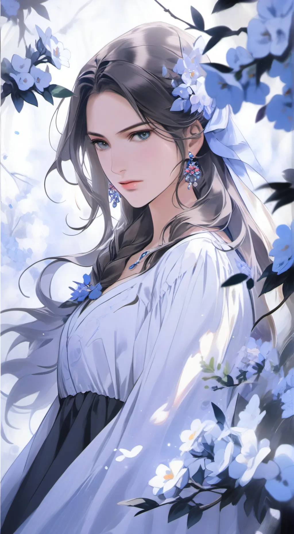ai character: Mélanie background