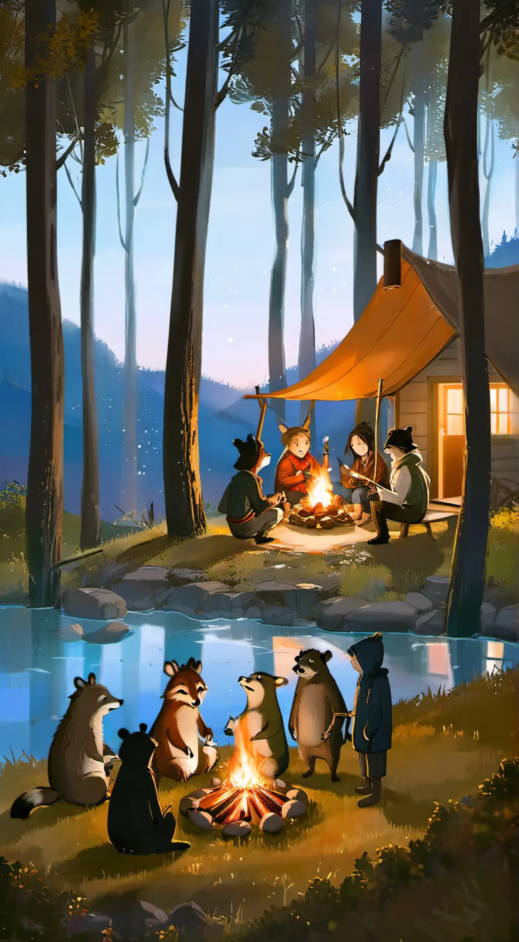 ai character: Mundo Furry  background