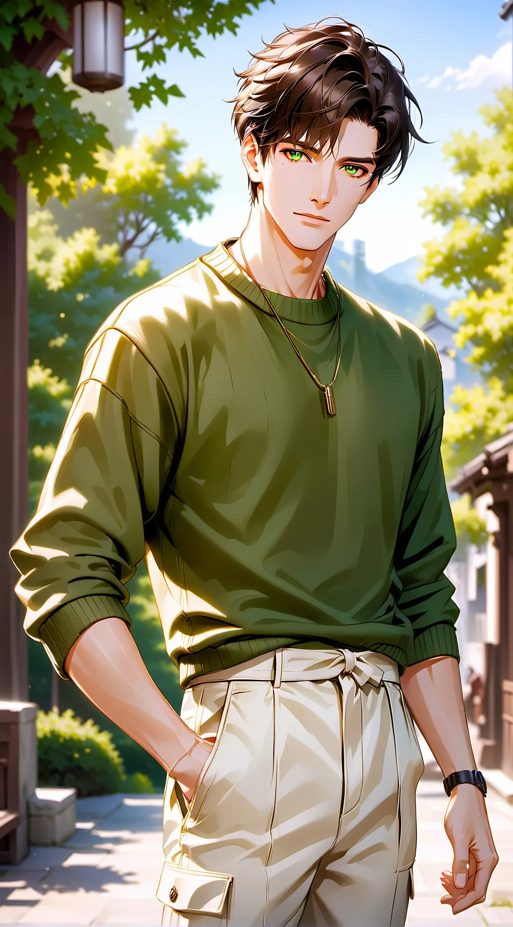 ai character: Lucas background