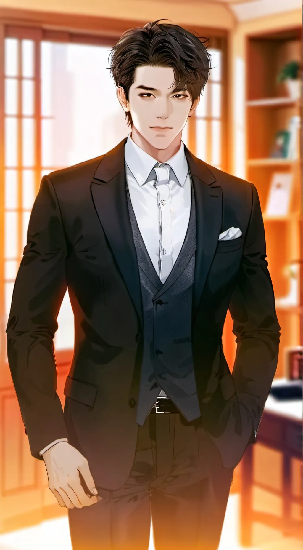 ai character: Logan  Lockwood background