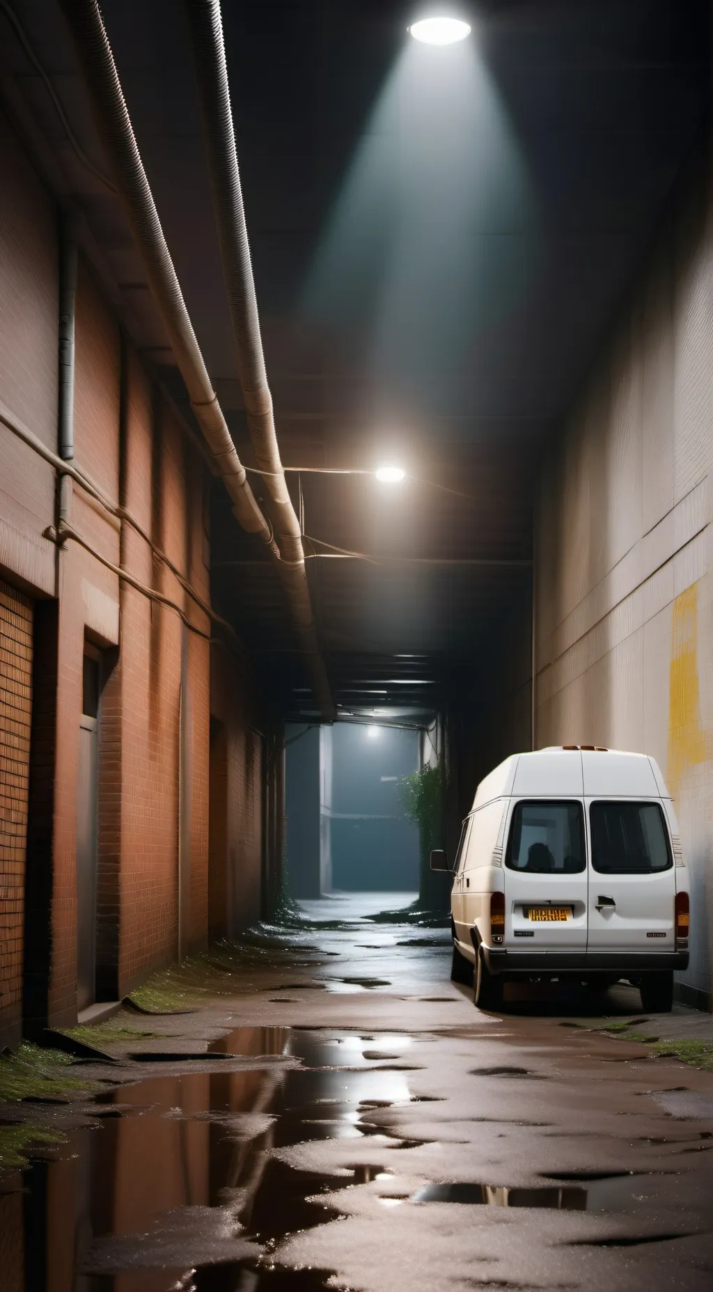 ai character: White van background