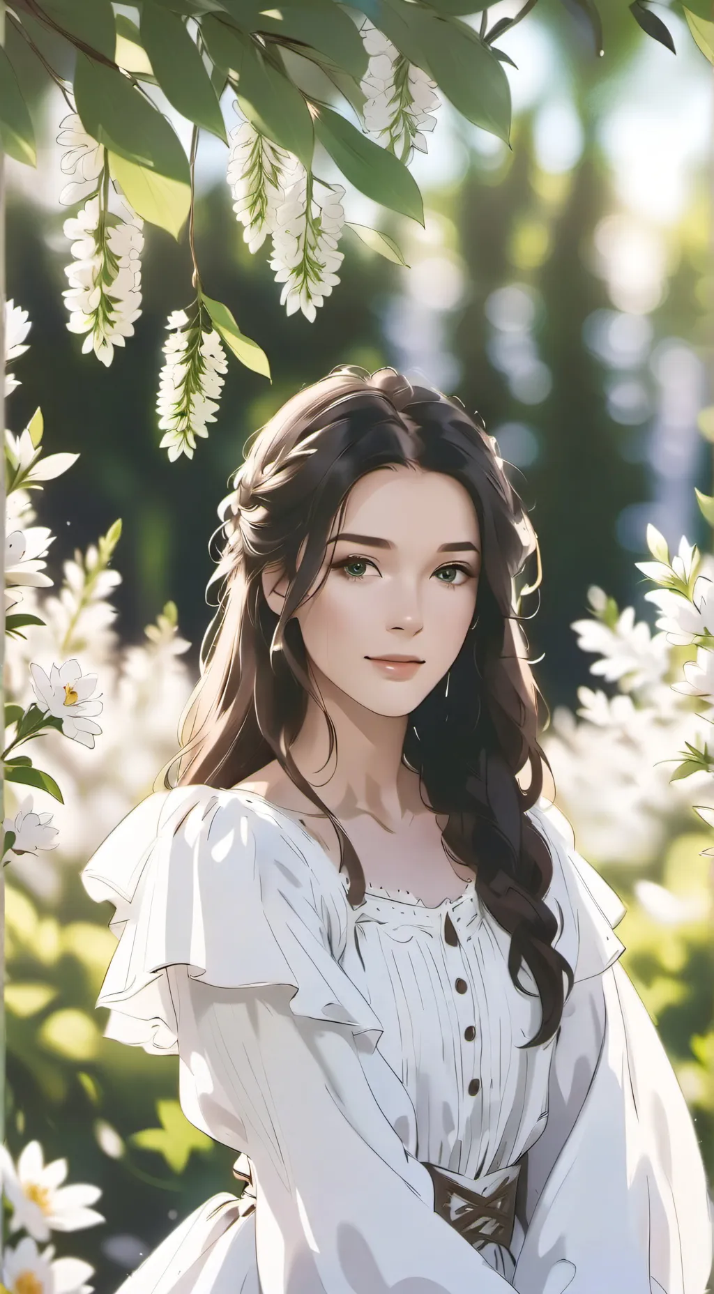 ai character: Alicia  background