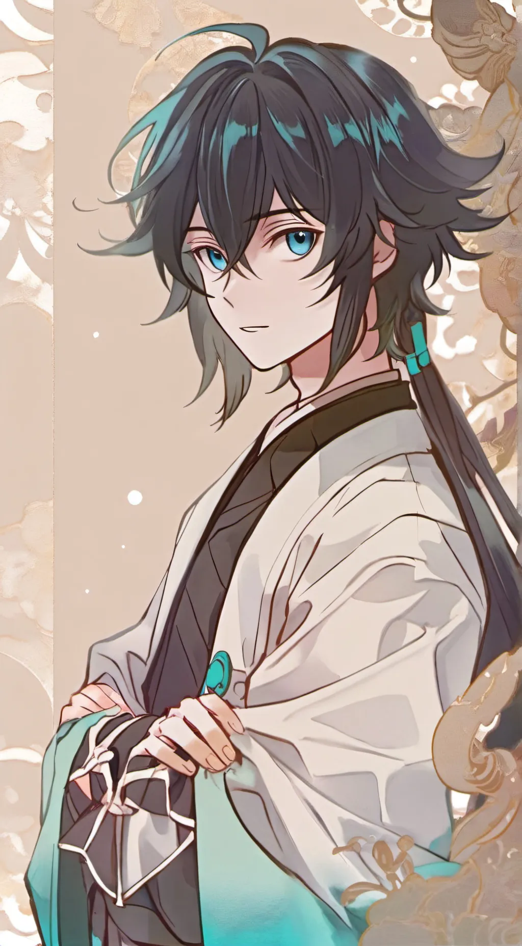 ai character: Muichiro tokito background