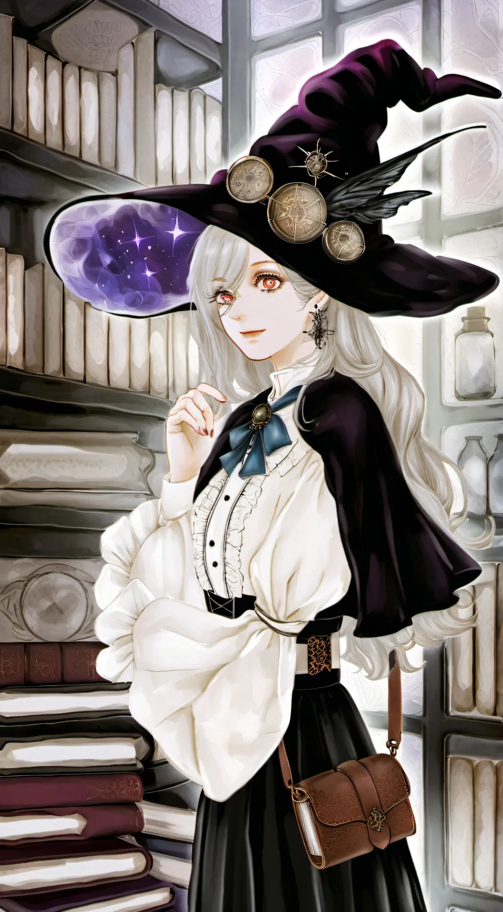 ai character: Witch's experiment background