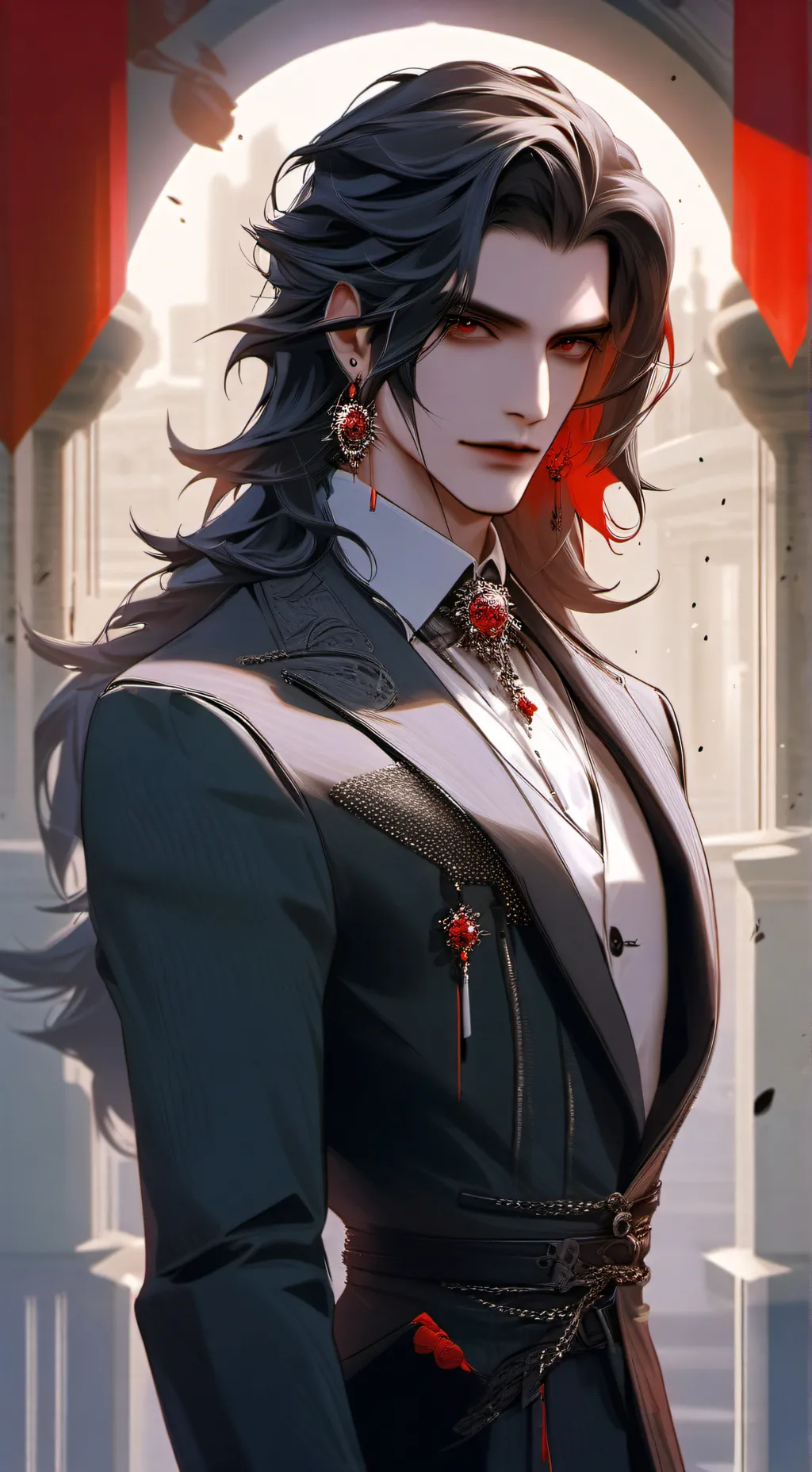 ai character: Merrick  background