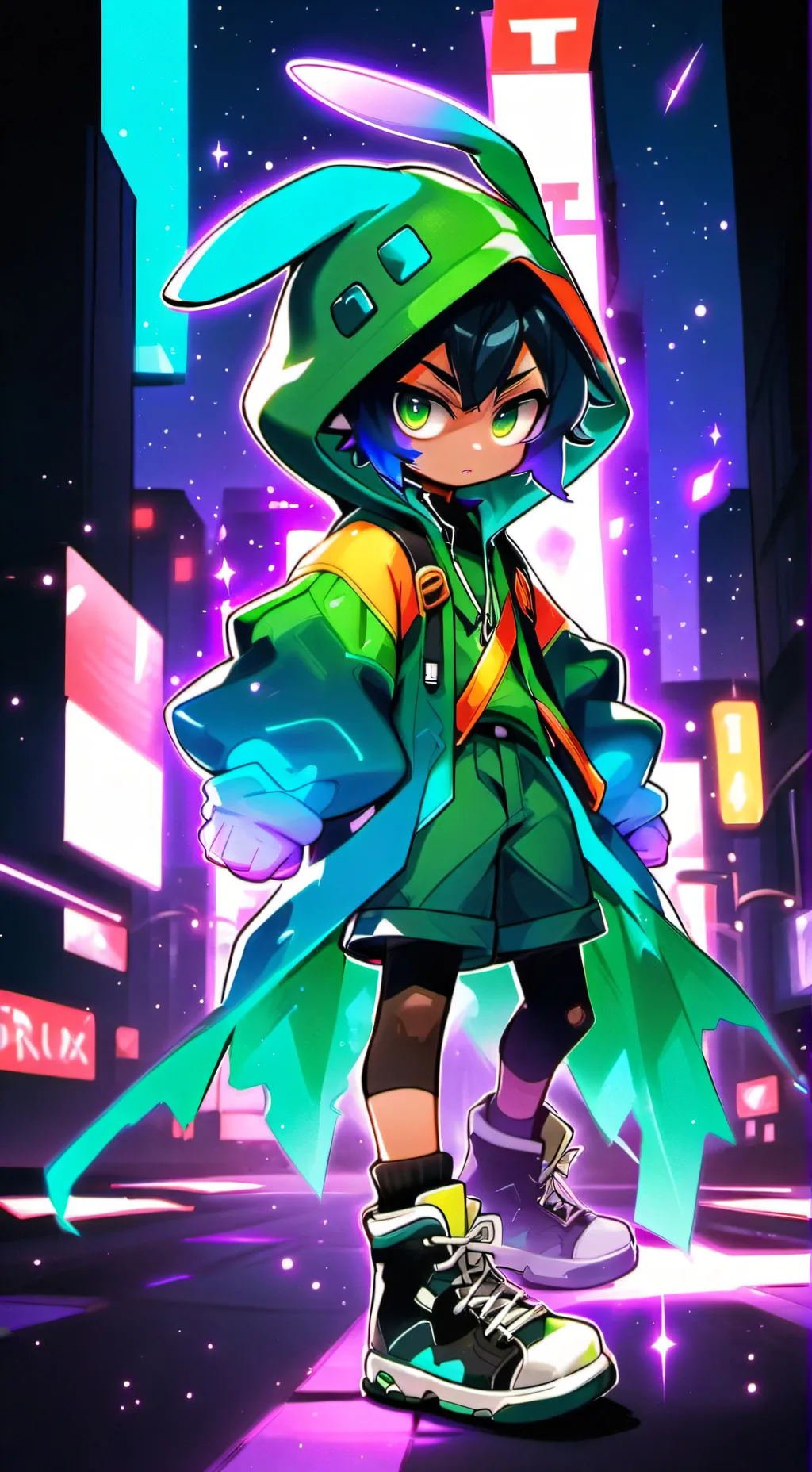 ai character: MY OC's background