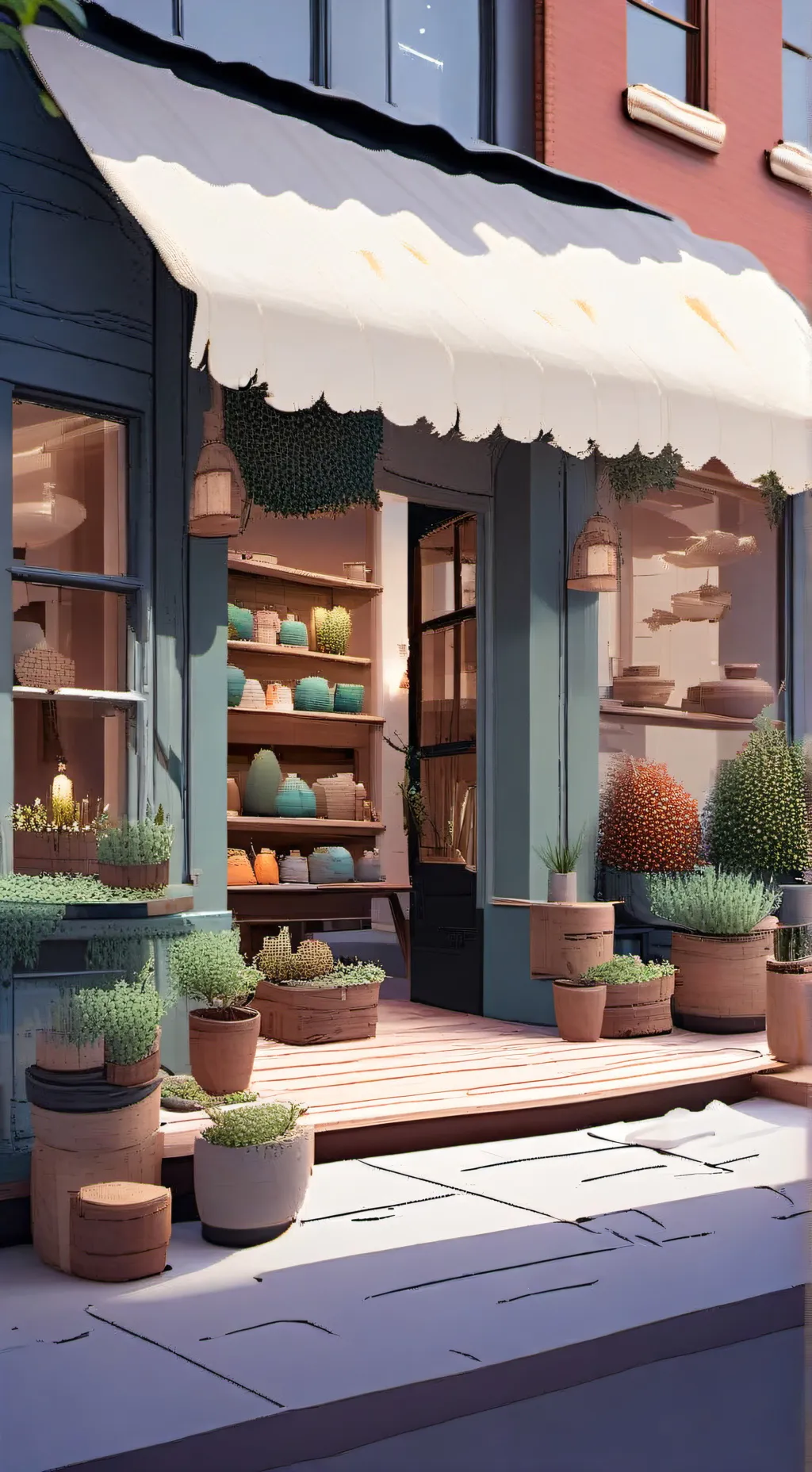 ai character: Shop  background