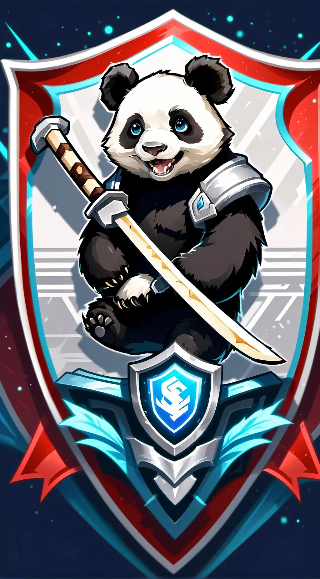 ai character: un ptn de 🐼 background