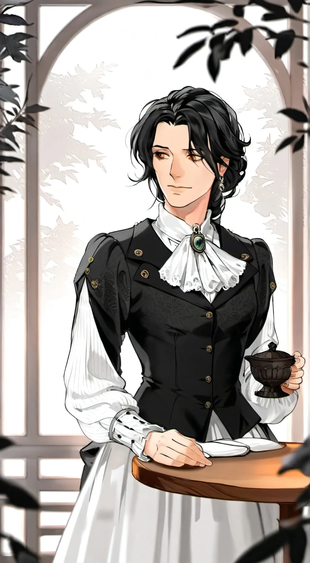 ai character: Morgan background