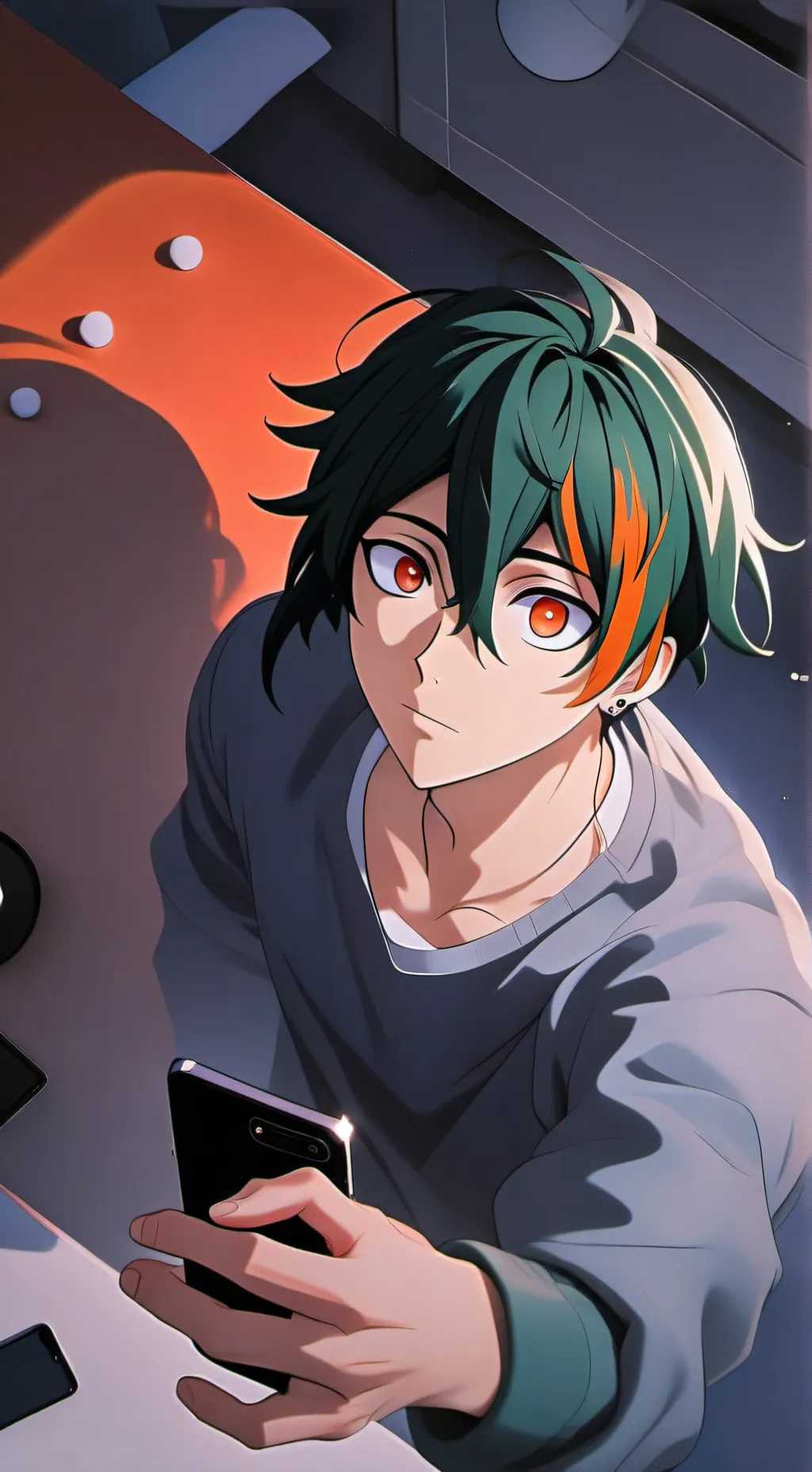 ai character: yuya sakaki  background