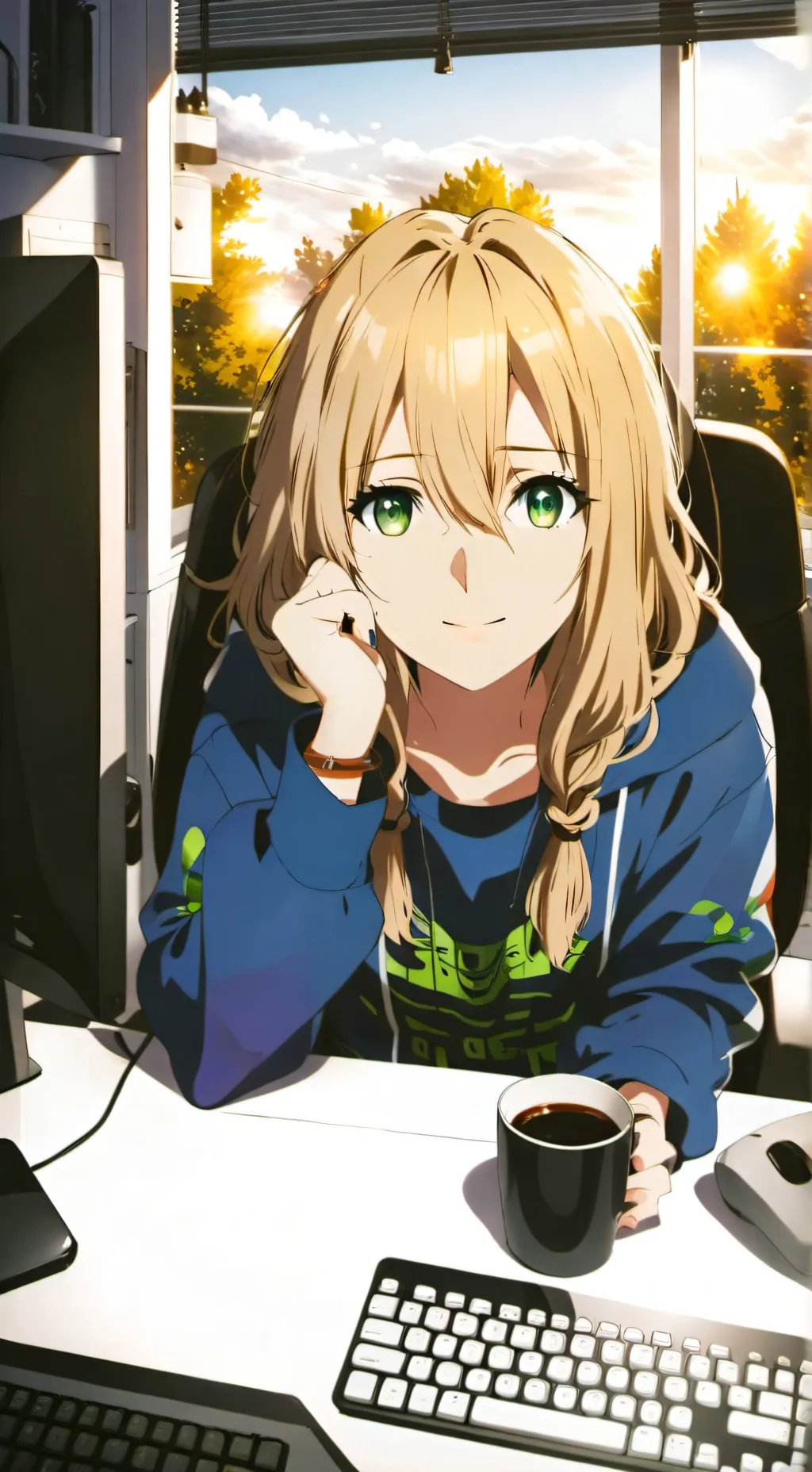 ai character: Lily background