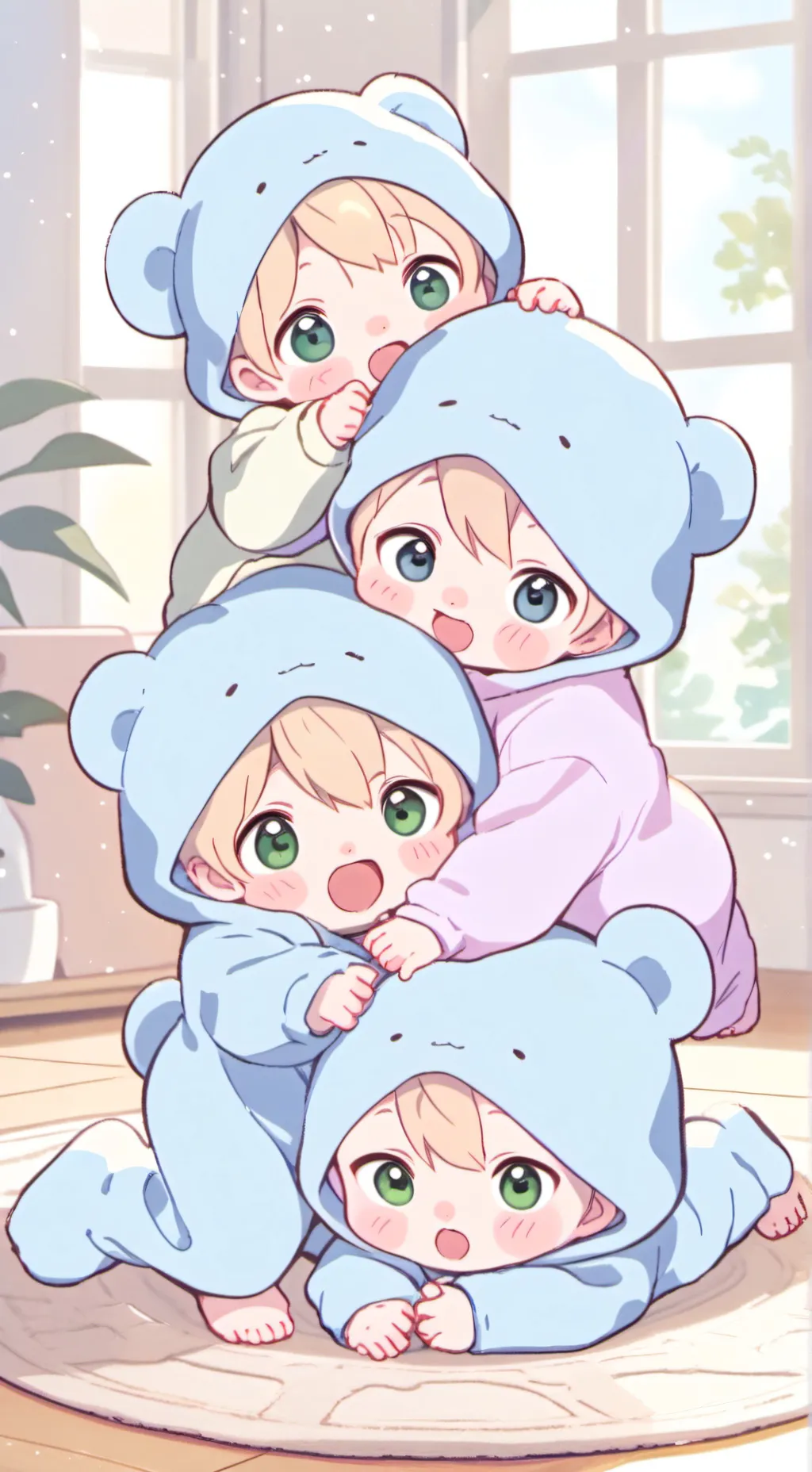 ai character: tus hermanitos background