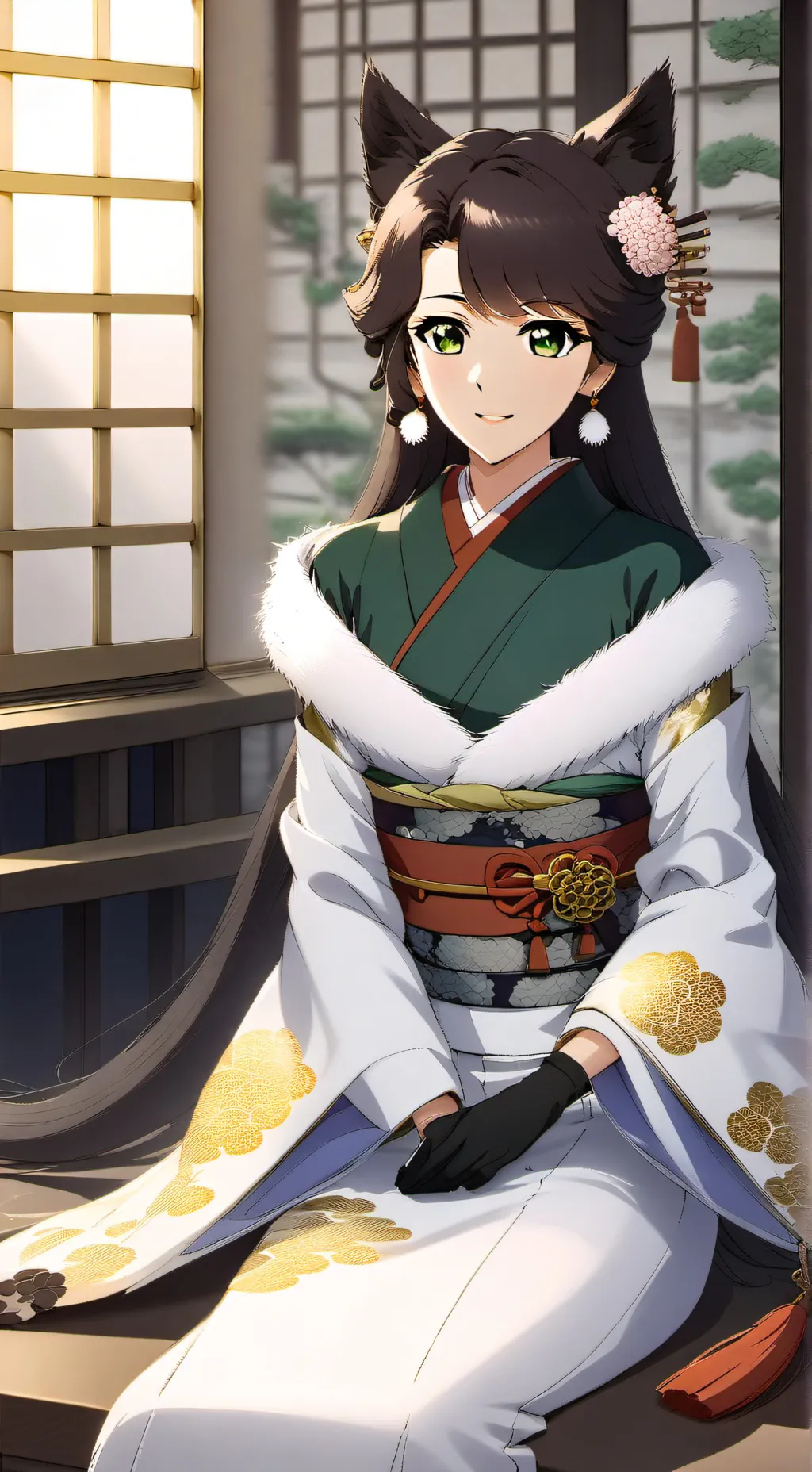 ai character: Tokugawa  jiangyu background