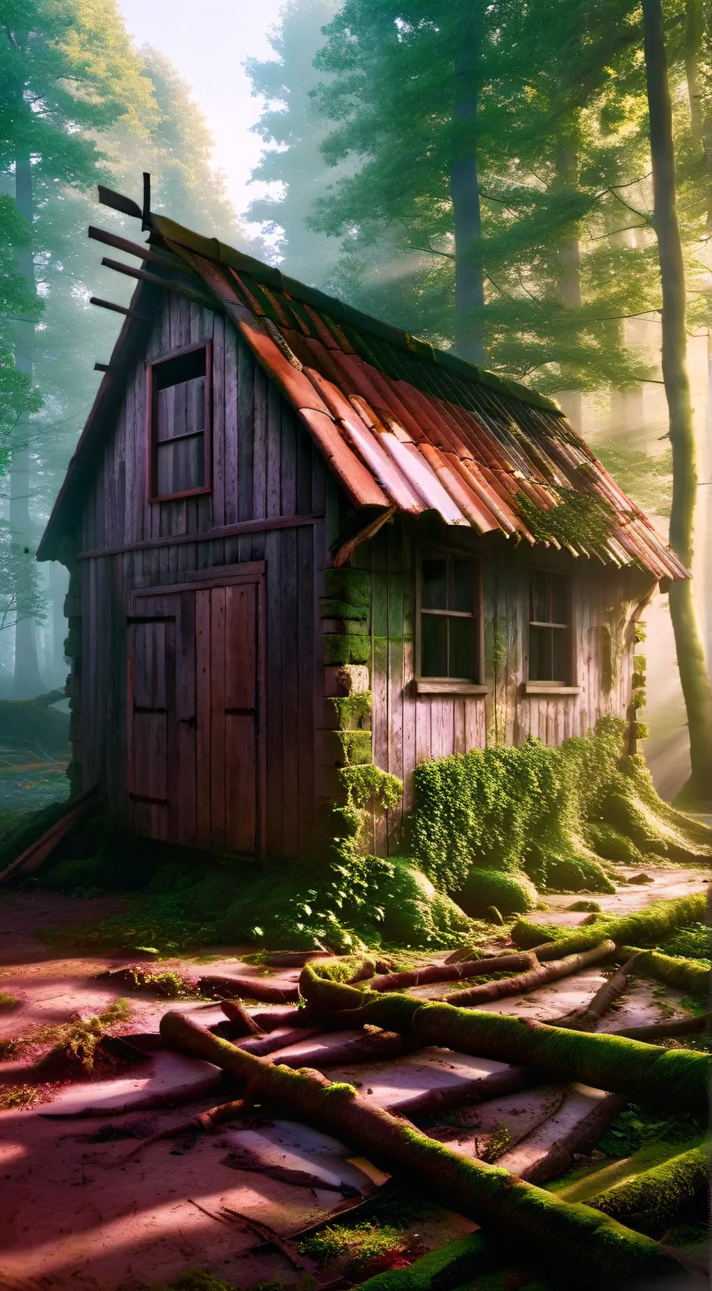 ai character: the shed.... background