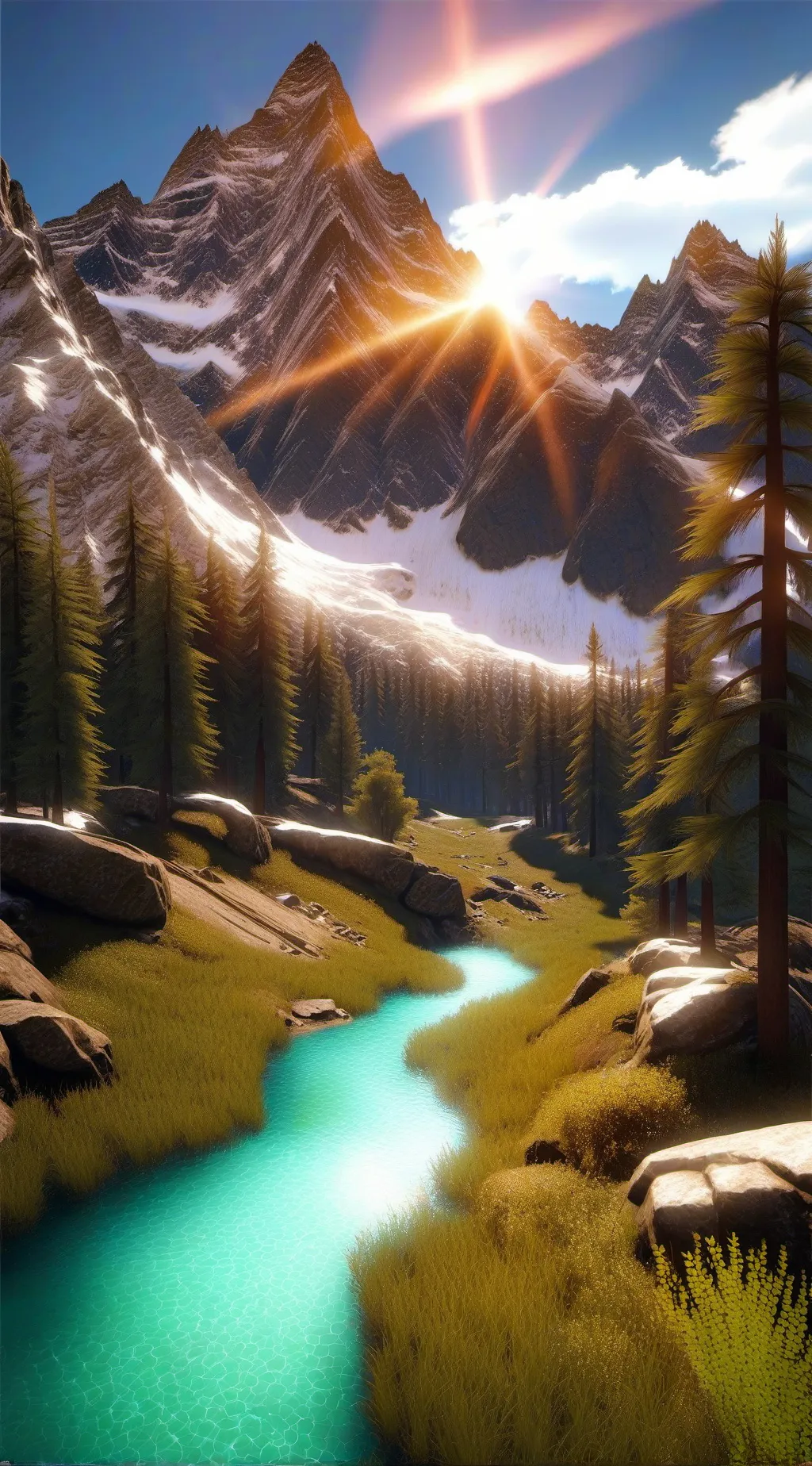 ai character: Earth life  background