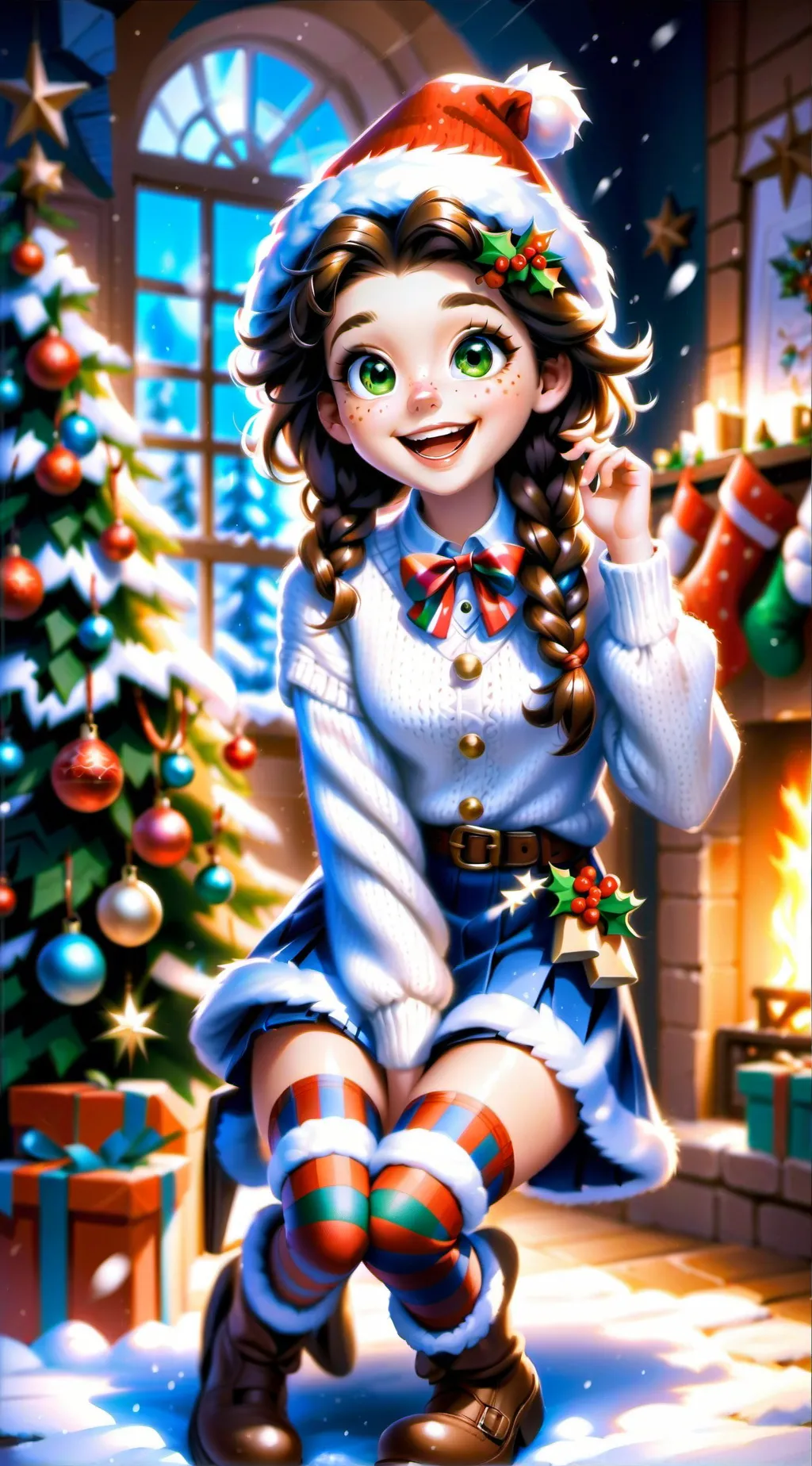 ai character: Anna(Xmas) [Redux] background
