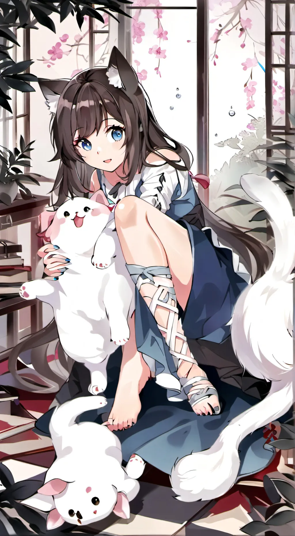 ai character: bakusquad sleepove background