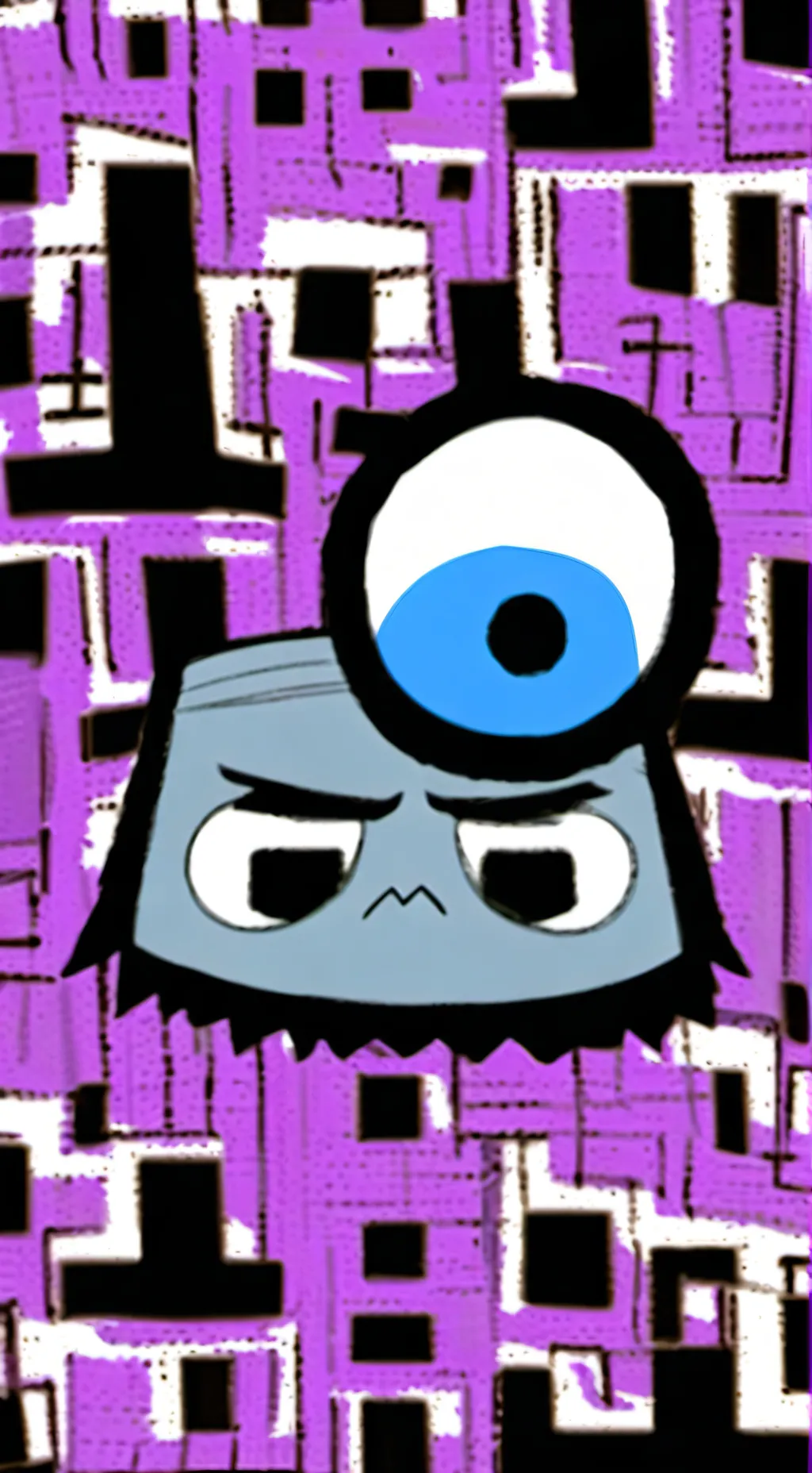 ai character: Not here background