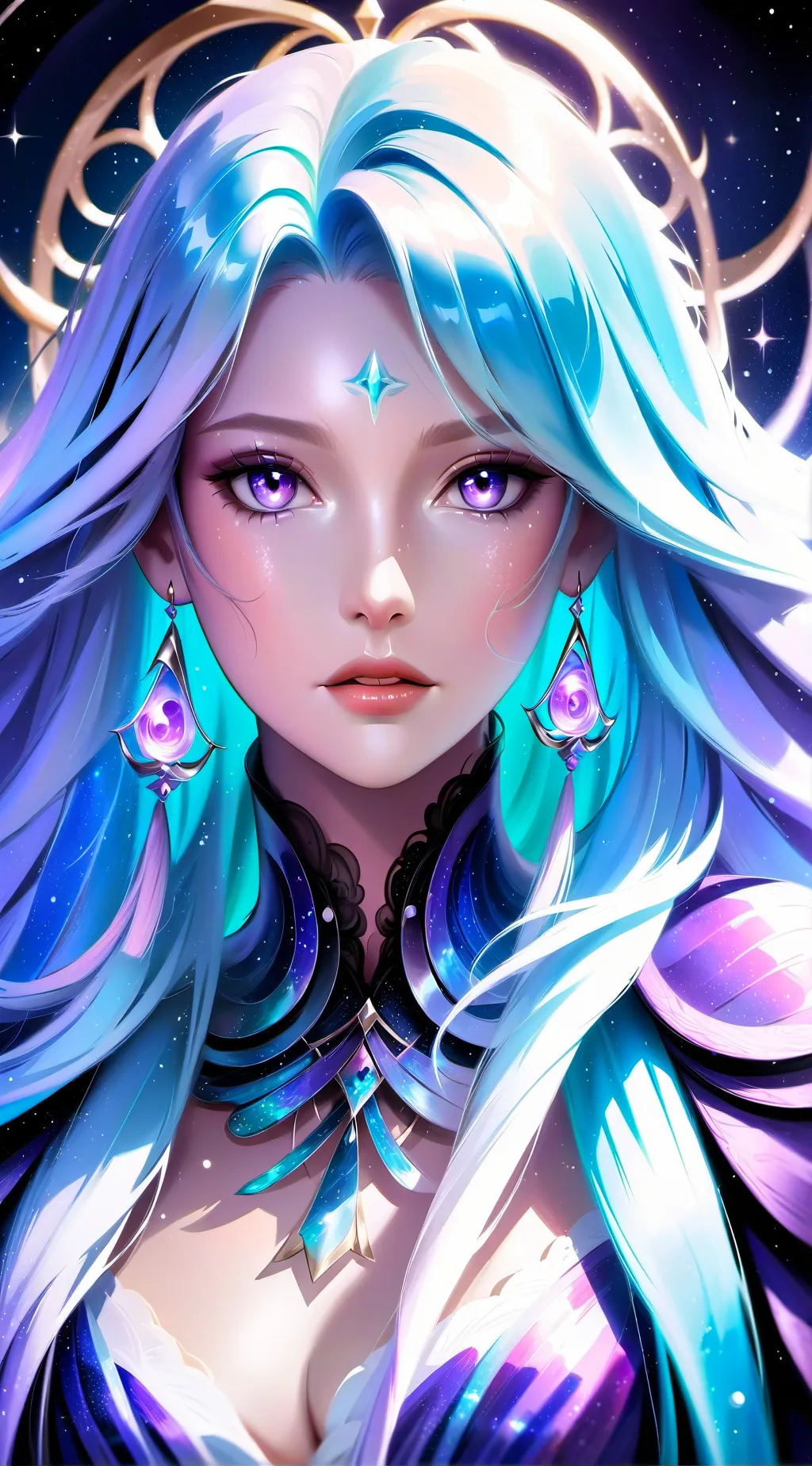 ai character: Luna  background