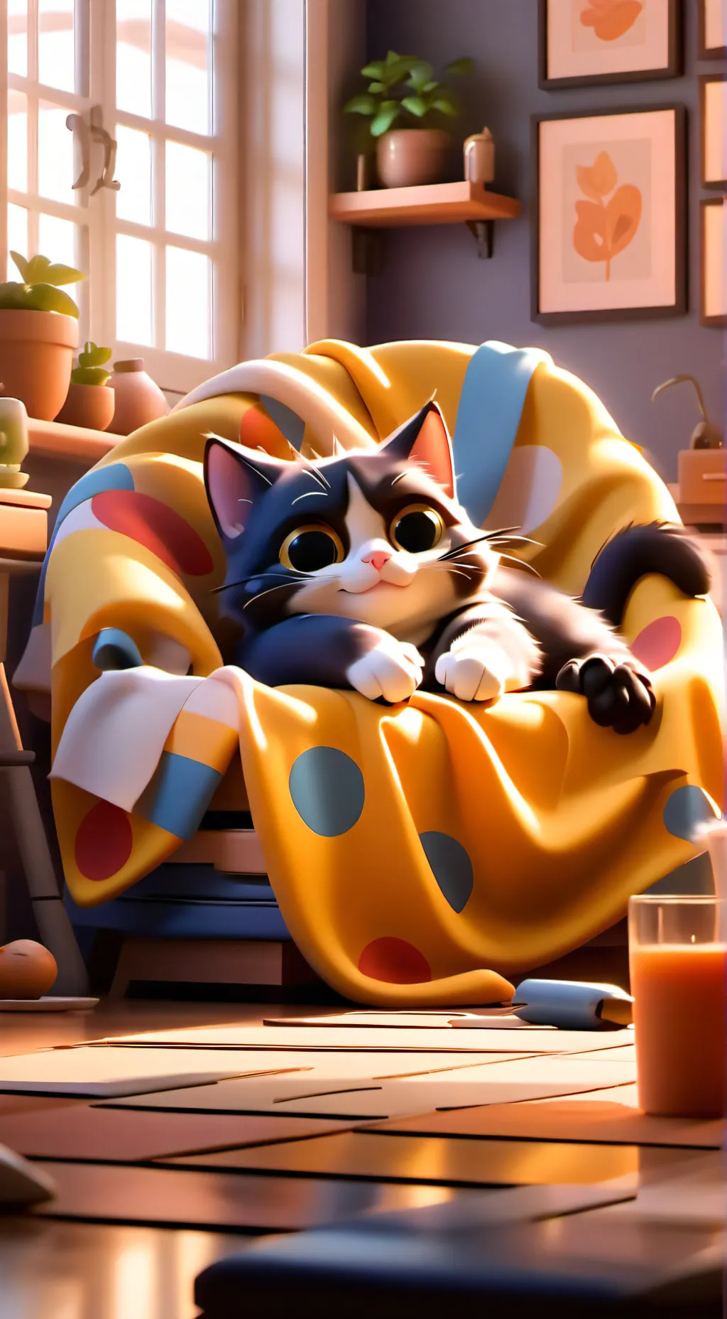 ai character: catnap  background