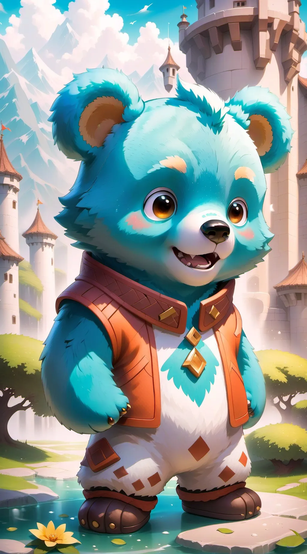 ai character: Sky background