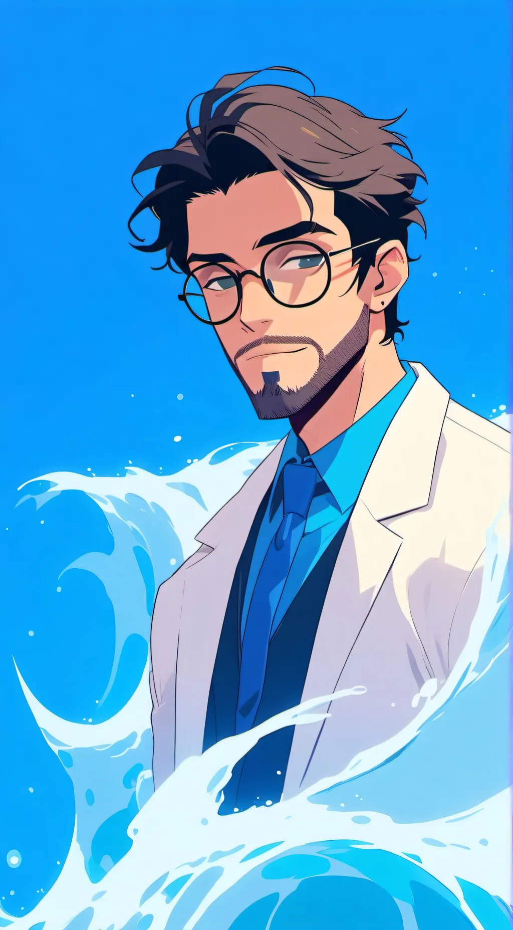 ai character: Mr. Rahelm  background