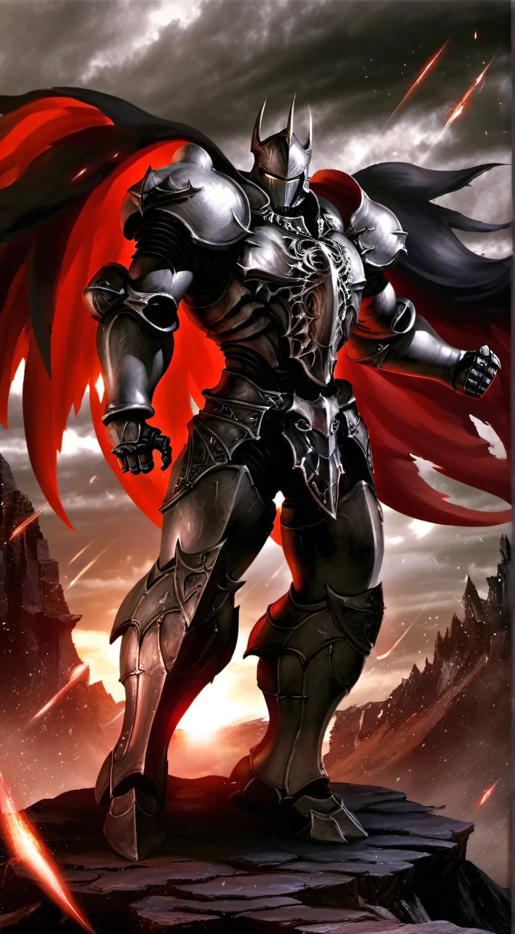 ai character: knight world background