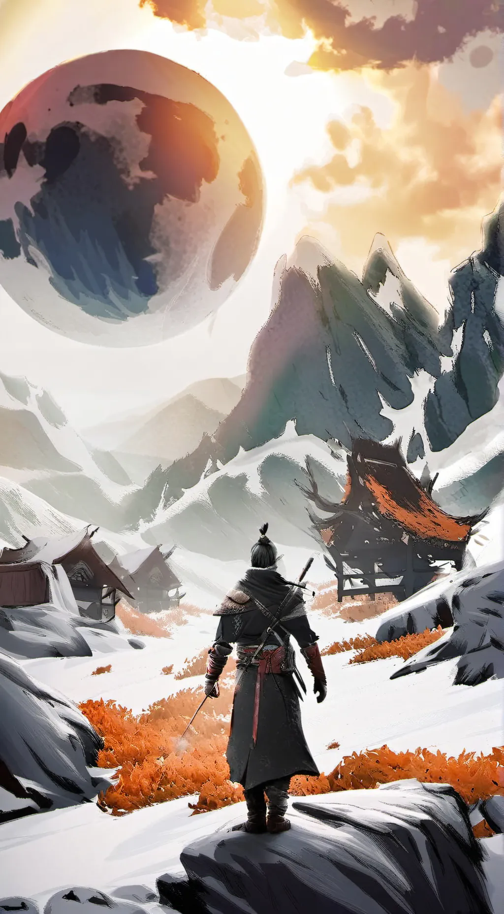 ai character: the dark moon background